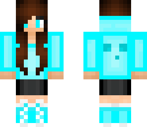 blue slime girl