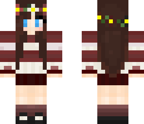 floral autumn skin