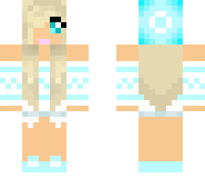 cute blue girl
