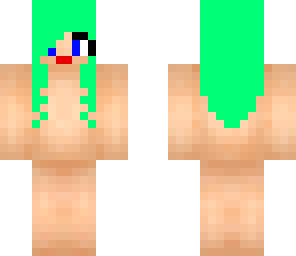 turquiose hair girl base