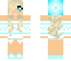 cute blue girl