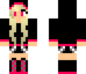 pink and black