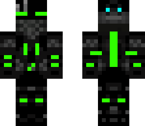 green robot