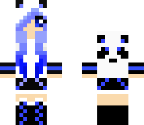 blue panda hoodie