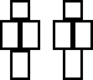 white and black