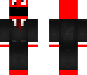 red cookiemonster tux