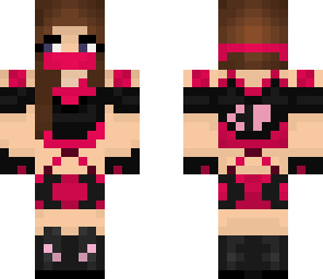 pink ninja girl