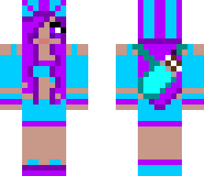 purple diamond girl