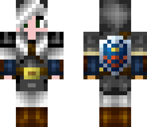 white and black link