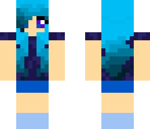 blue girl