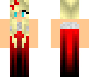red dress