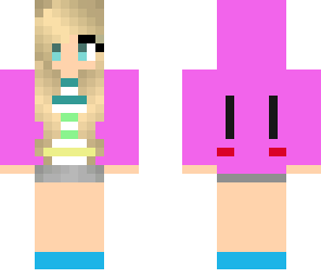 pink dango hoodie