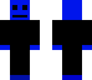 blue man