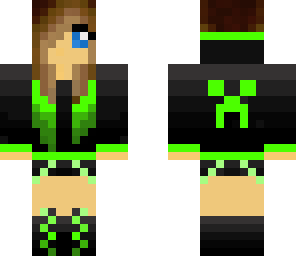 creeper girl green