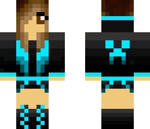 blue creeper girl