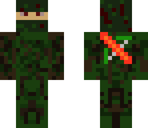 camouflaged scout