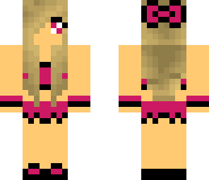 cute pink cheerleader