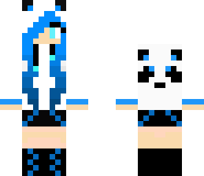 blue panda