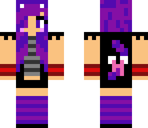 finished purple cat