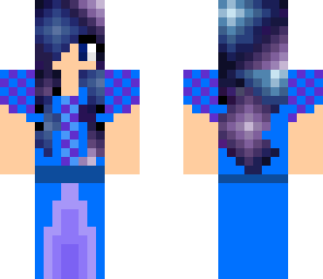 blue dress girl