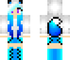 blue wolf girl