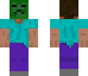 steve with zombiemask