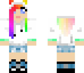 rainbow girl