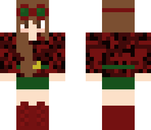 christmas goggle girl