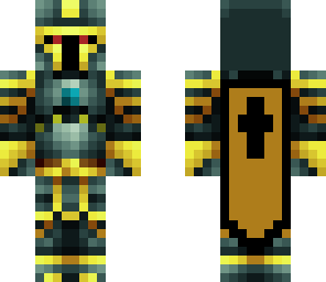 diamond and gold knight
