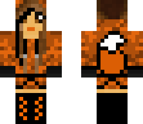 halloween fox hoodie girl