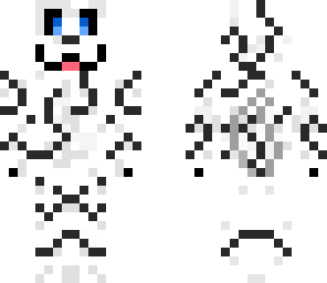 Custom White Husky | Minecraft Skin