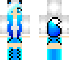 blue wolf girl