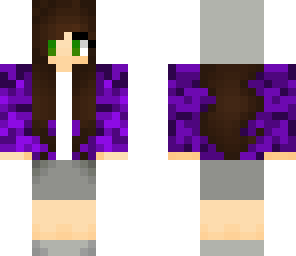 edited purple girl