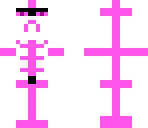 white ender-ninja in creeper mask