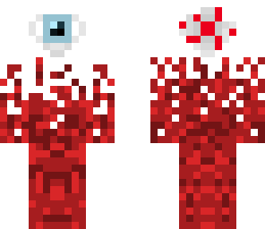 creepy bloody eyeball man