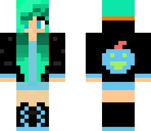 blue halloween girl