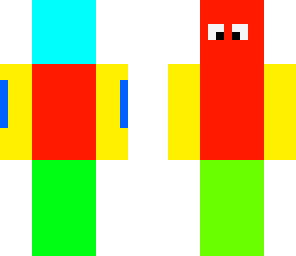 the colourful man