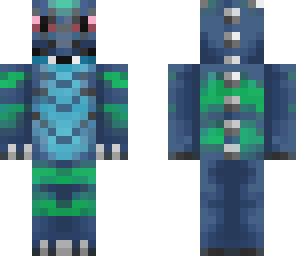 blue striped dragon