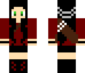 black haired female archer