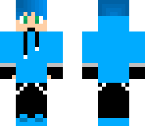 me in blue