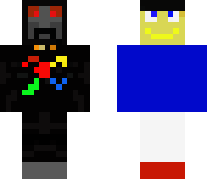 two face-robot boy