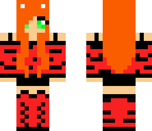 red tiger girl to be edited