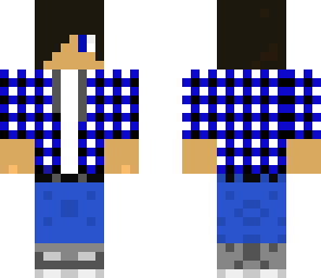 blue jacked boy