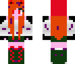 my finsished halloween skin