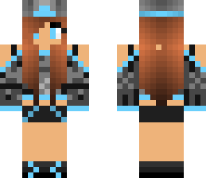 blue skin girl