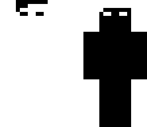 black and white opposite ends