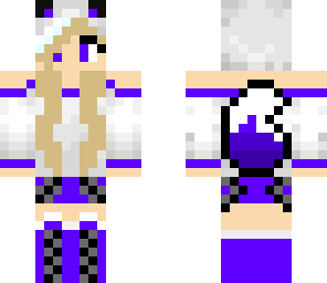 purple wolf girl