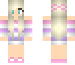 cute pink to lavender blondeh