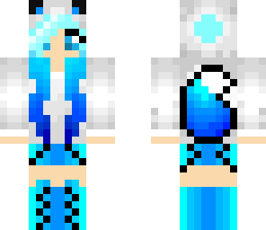 blue wolf girl
