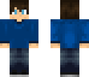 blue shirt teen